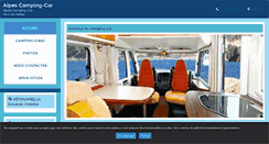 Desktop Screenshot of alpes-camping-car.fr