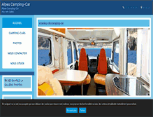 Tablet Screenshot of alpes-camping-car.fr